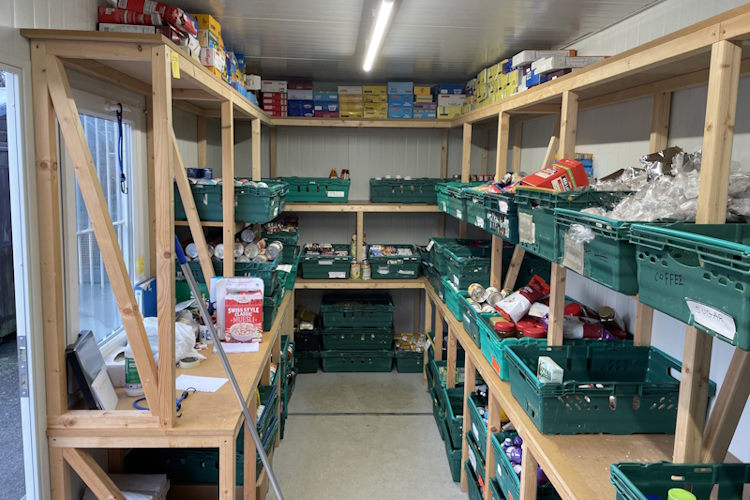 Yarmouth foodbank stores 750CF