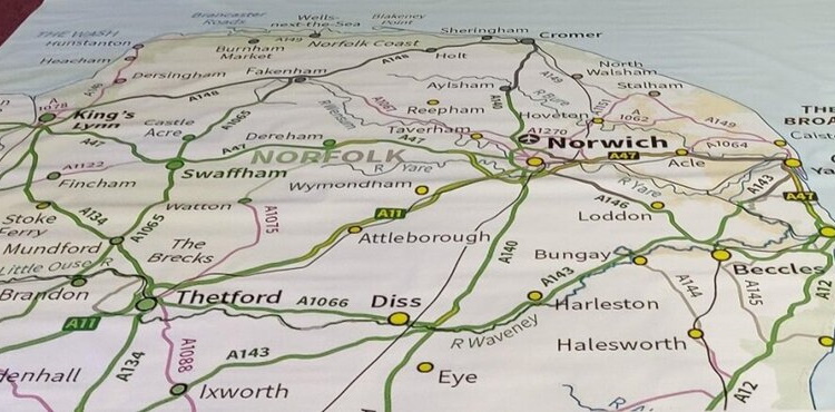 Norfolk map 750 AT