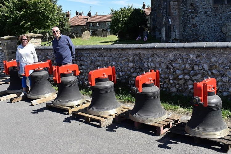 Upper Sheringham bells outside