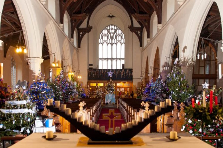 Network Norfolk Fakenham Church Christmas trees raise £31K