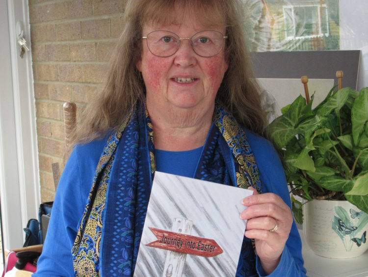 hazel manley with book 750AT