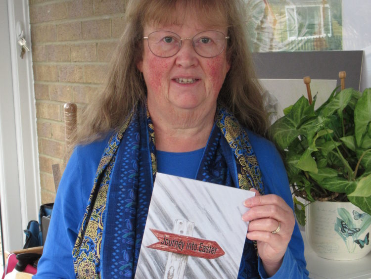 hazel manley with book 750AT