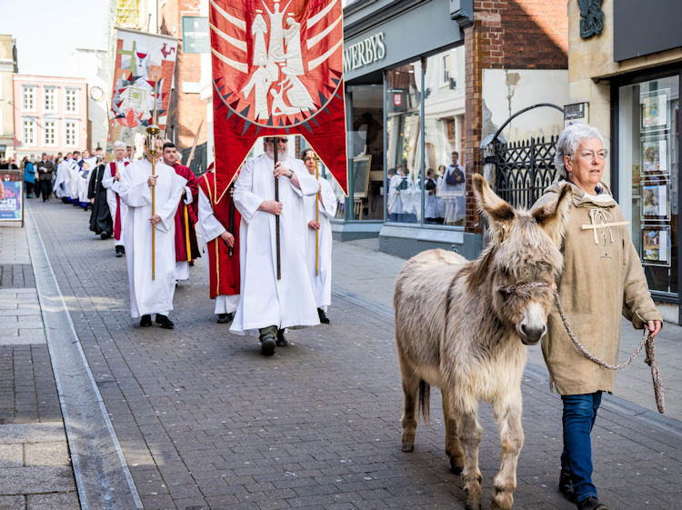 PalmSundayProcessionDonkeyBill