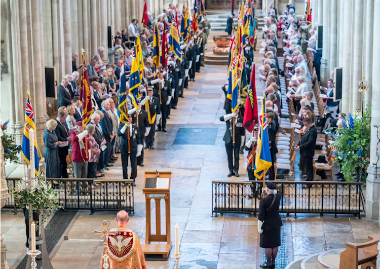 VJServiceNorwichCathedralFlags