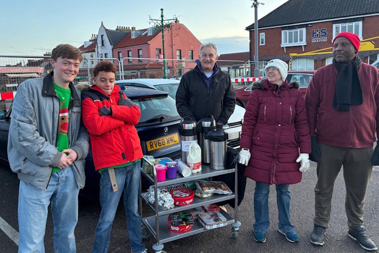 Sheringham market - Lighthouse  festive treats