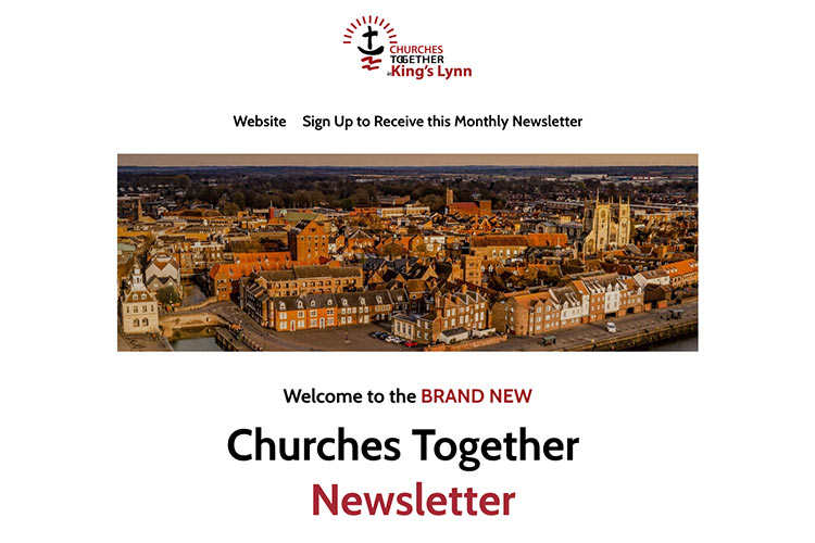 The new King's Lynn Churches Together Newsletter header