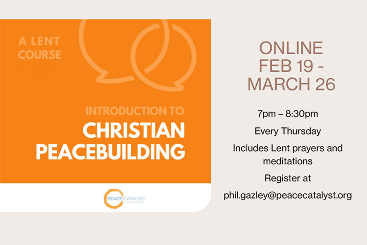 ChristianPeacebuilding-LentCourse graphic