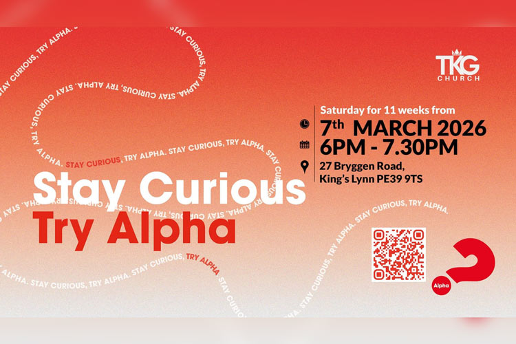 TKG church Alpha invite graphic