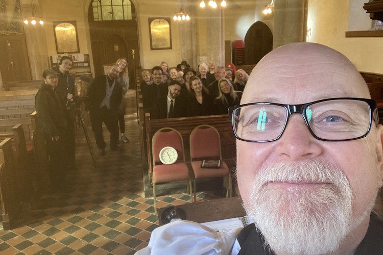 Bradwell church filming