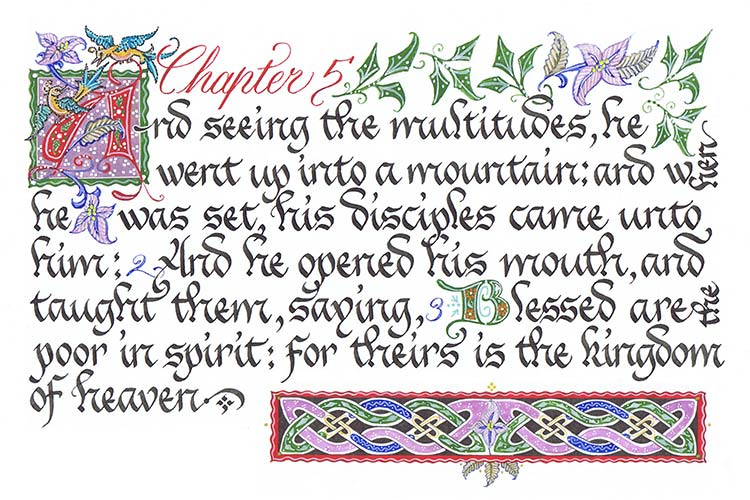 Calligraphy text