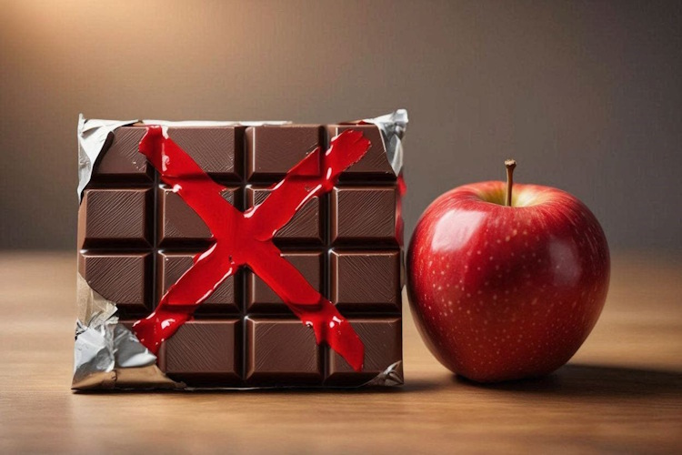 fruit instead of chocolate 