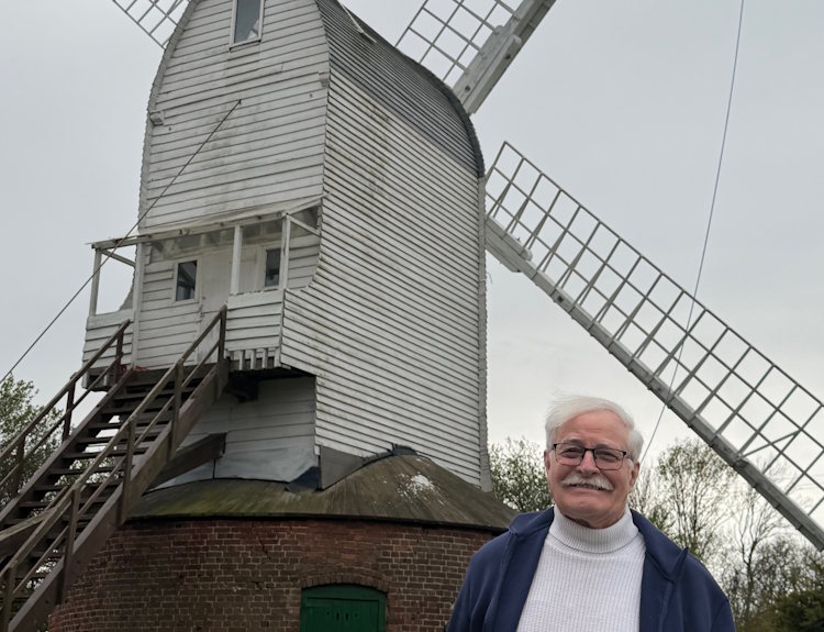 Thrigby Mill with pastor Pete Gillett 