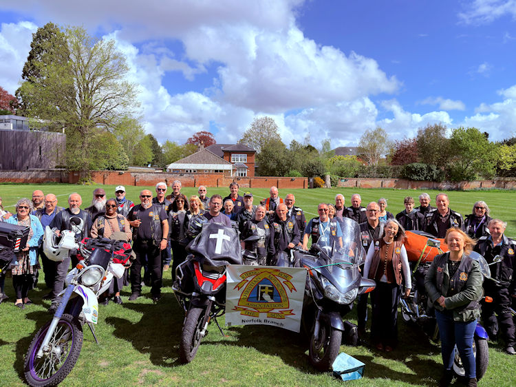 Network Norfolk : Scores of Christian bikers gather in Norwich