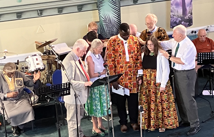 Jerry Otieno's ordination at Stalham Baptist Church