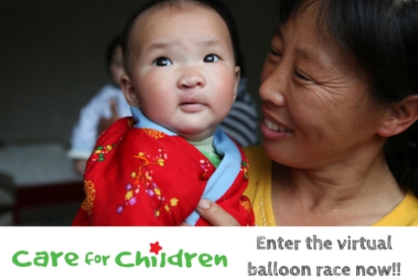 Care for Children balloon race