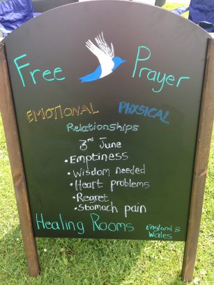 Healing rooms sign 307CF