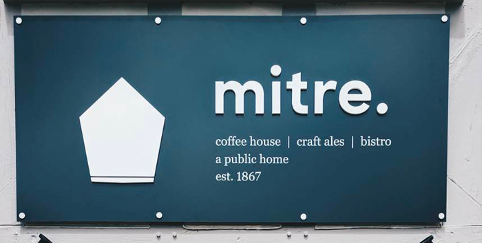 Mitre sign