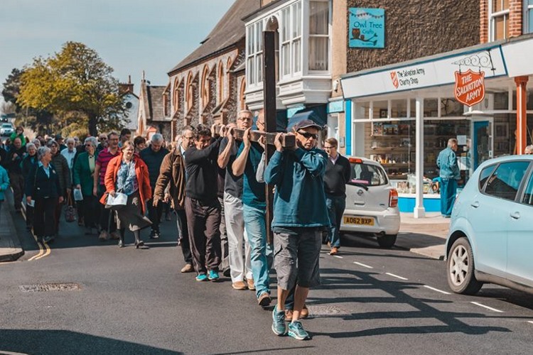 Sheringham walk of witness tow