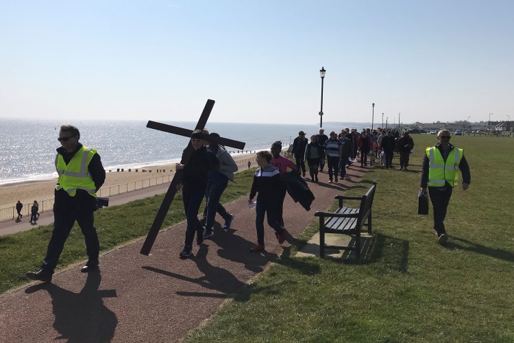 Gorleston walk of witness 2019