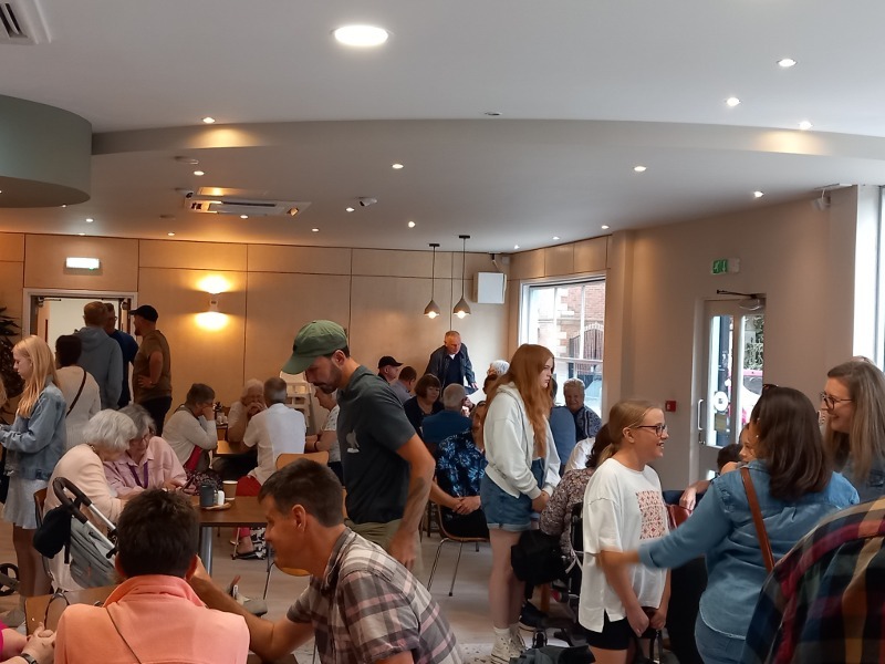 Coffee shop to close, but church is open